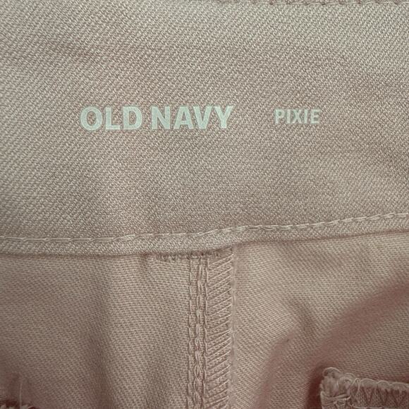 Old Navy Tall Pixie Pants Women size 6 Pink 31" Inseam - Picture 7 of 9